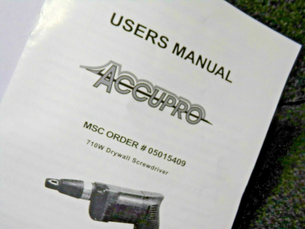 Accupro Drywall Screwdriver Electric Drill 710W