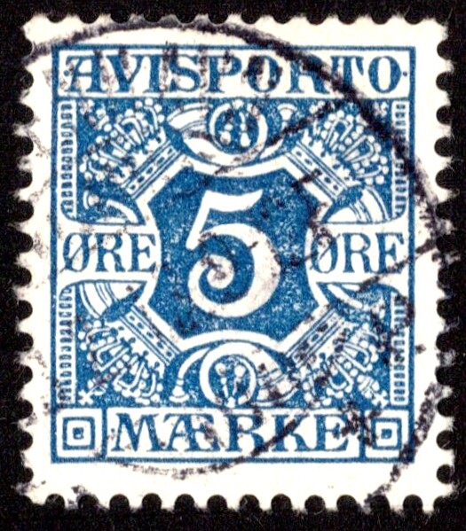 Denmark Scott P2 Used.