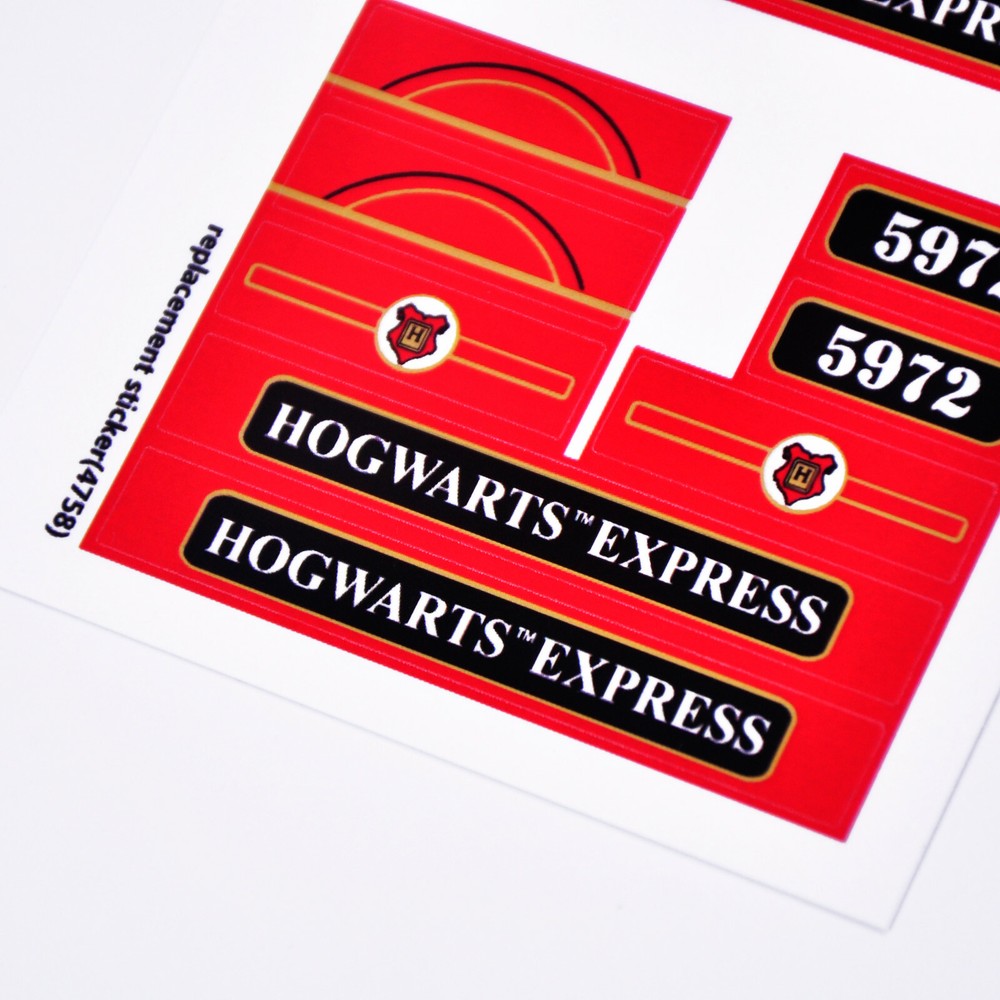 Replacement sticker for set 4758 Precut sticker