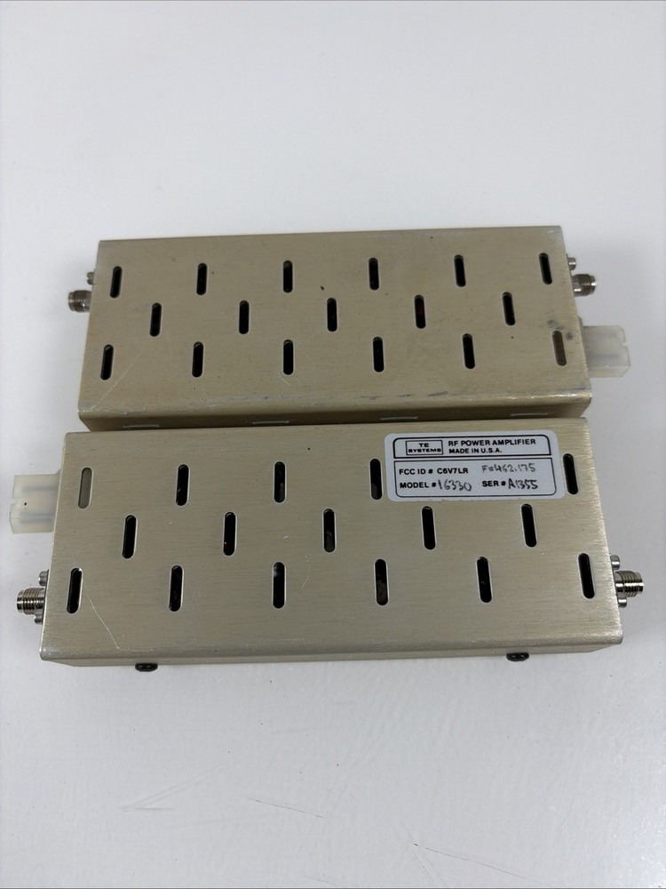 TE Systems RF Power Amplifier Model 16330 Pair