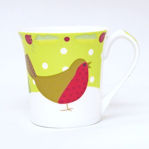 Aynsley Christmas Mug (Bird)