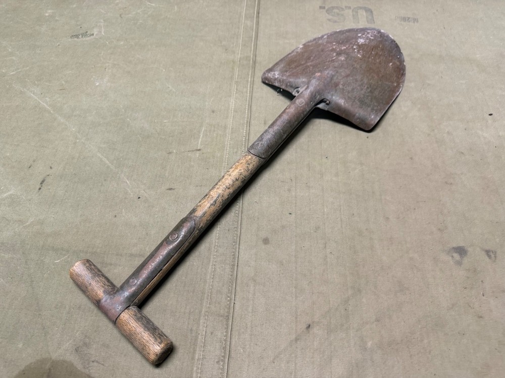 ORIGINAL WWI WWII US ARMY M1910 T-HANDLE FIELD E-TOOL ENTRENCHING SHOVEL