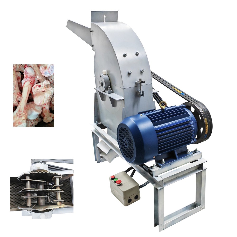 Electric Bone Crusher Wet/Dry kitchen waste Crusher Beef Sheep Bone Grinder 220V