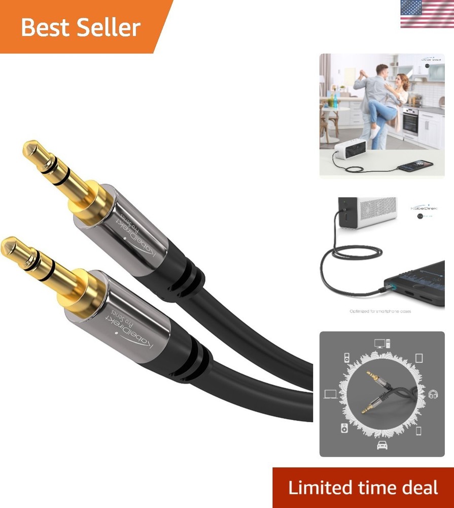 Brand new Black 3.5mm Audio Cable