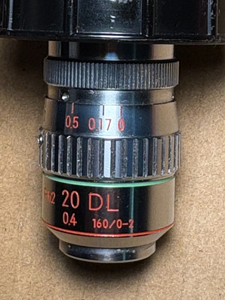 Nikon Microscope ObjectivePH-20 DL 0.4 160/0-2