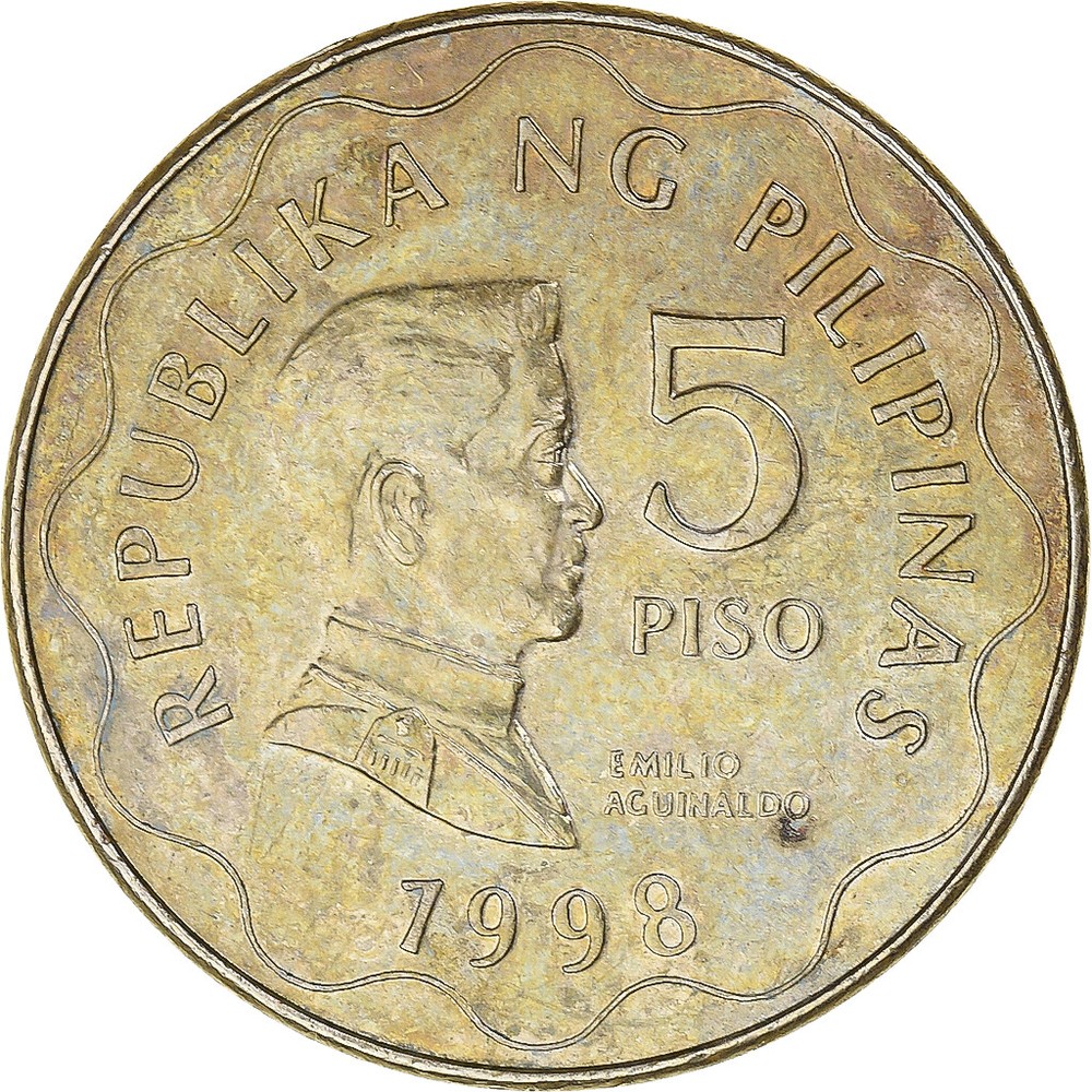 [#1359464] Philippines, 5 Piso, 1998