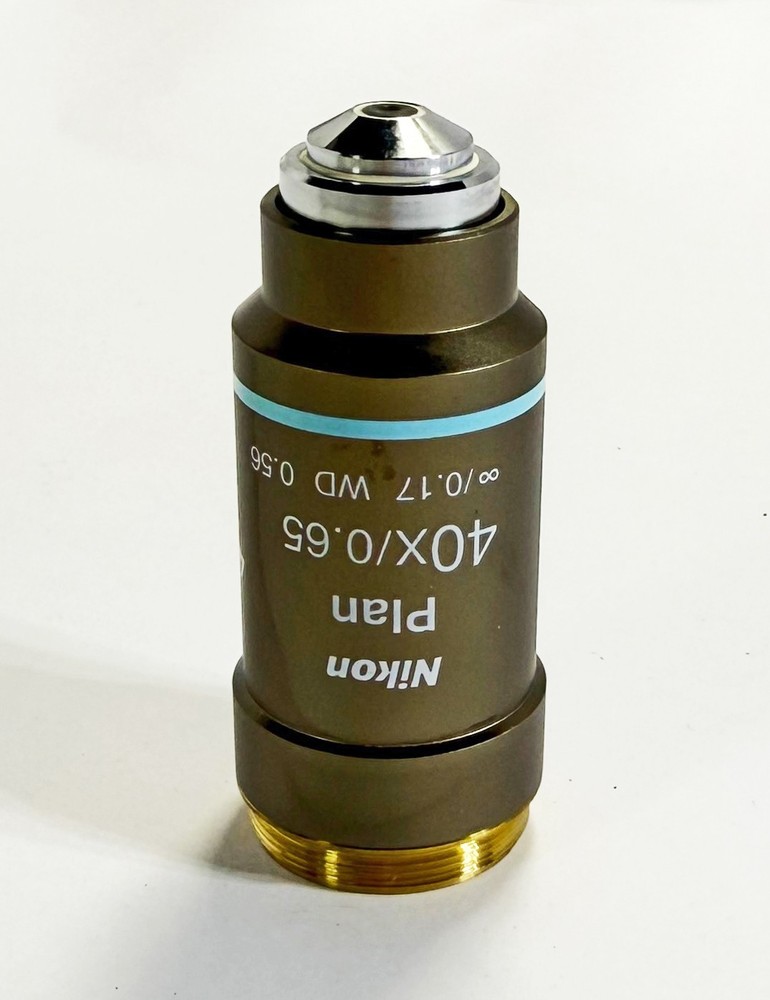 Nikon Plan 40x/0.65 ∞/0.17 WD 0.56 CFI INFINITY Microscope Objective Eclipse 55i