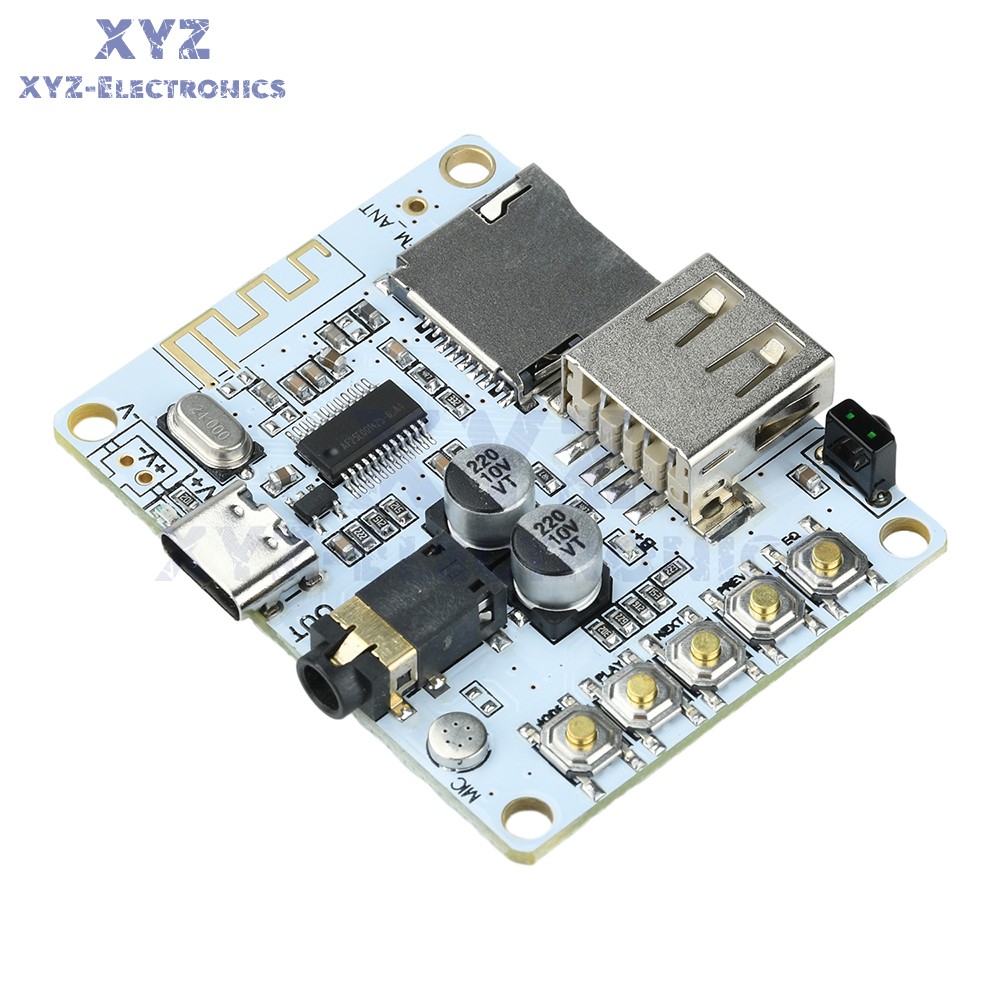 Bluetooth 5.4 Audio Receiver Board MP3 Lossless Decoder Decoding Module Type-C