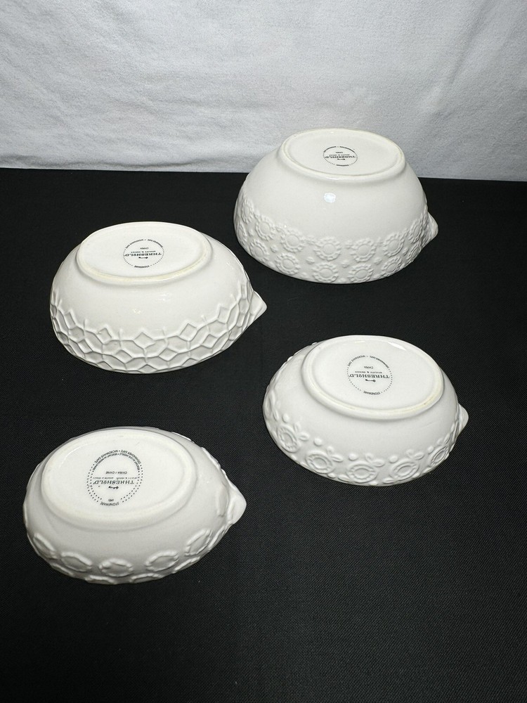 Threshold 4 Nesting Measuring Cups With Pour Spout Stoneware