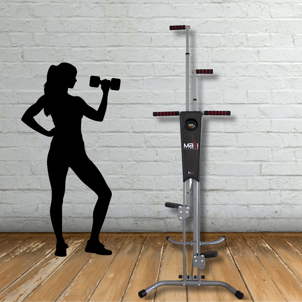 Maxi Climber: Vertical Climbing System with LED Tracking Display, Perfect Diet