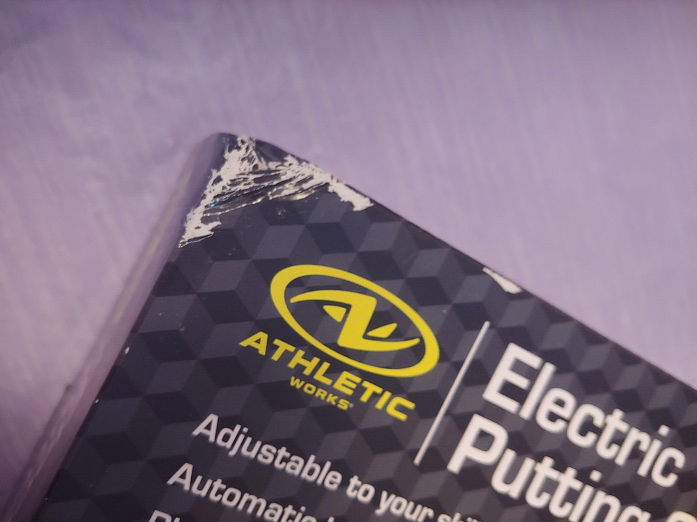 Athletic Works Electric Putting Cup, Adjustable Skill Level, Auto Ball Return