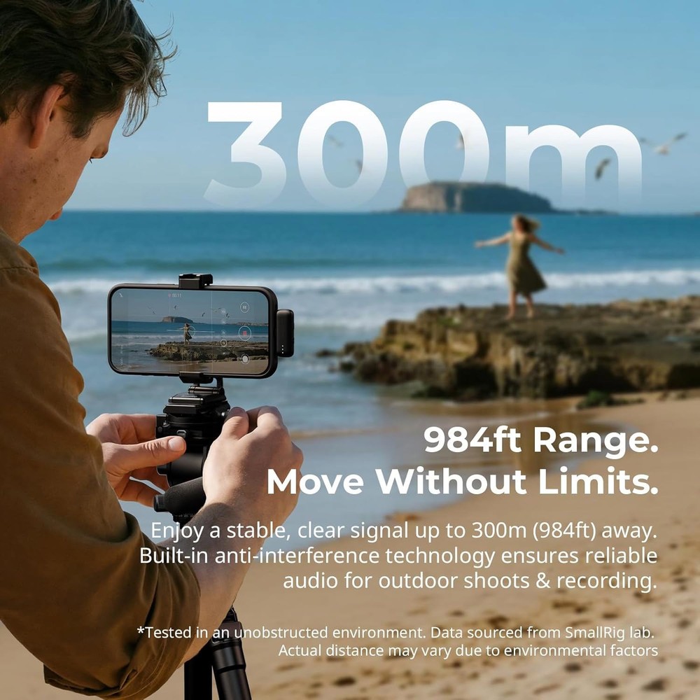 SmallRig Wireless Microphone for iPhone/for Android/Camera/Action Camera 5714