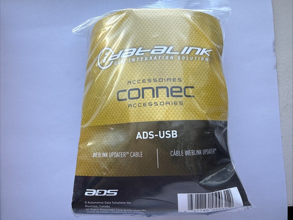iDatalink ADS-USB Weblink Updater USB Cable Interface Flash Loader