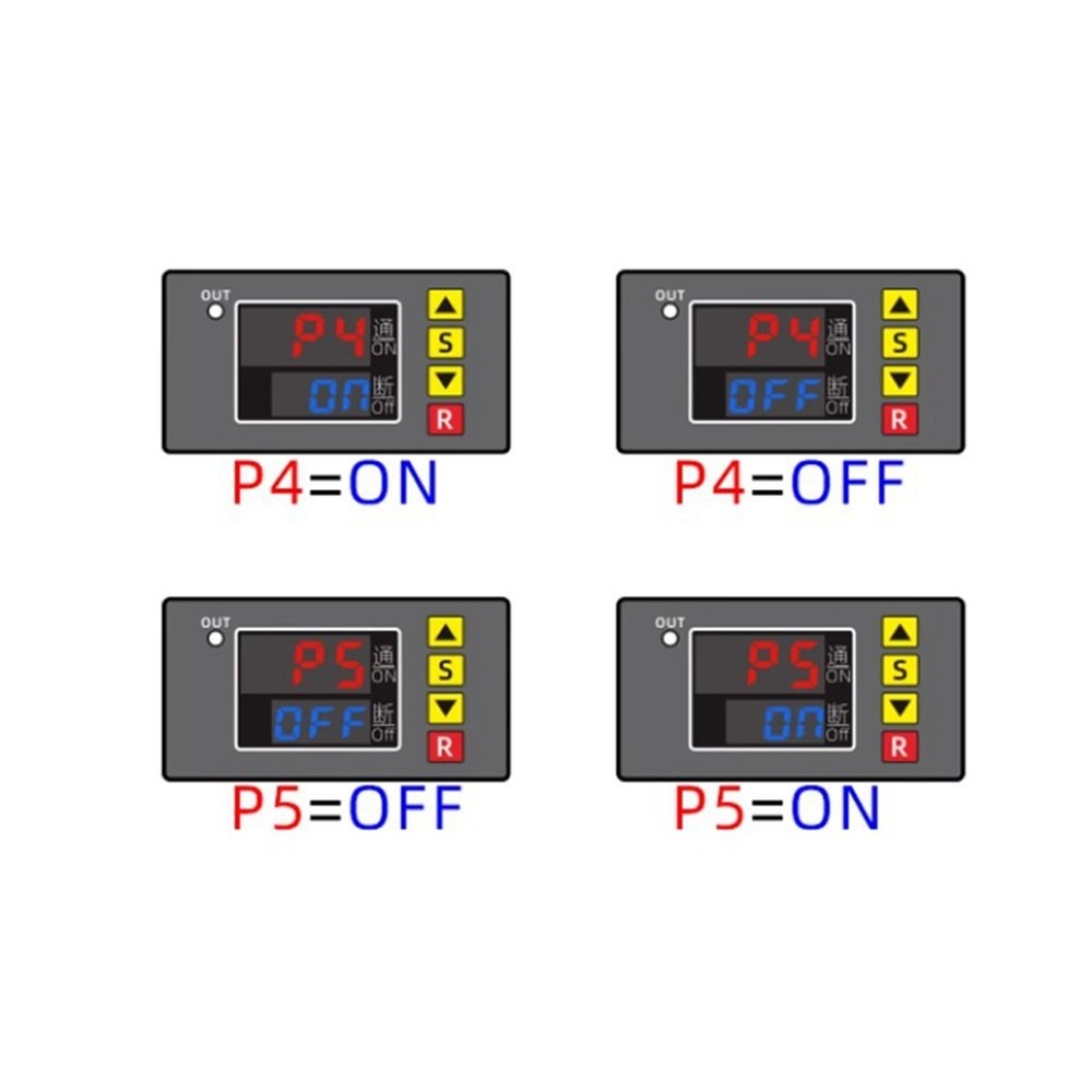 T3231 Digital Time Delay Relay, Multifunction LED Display, Cyclisc8045