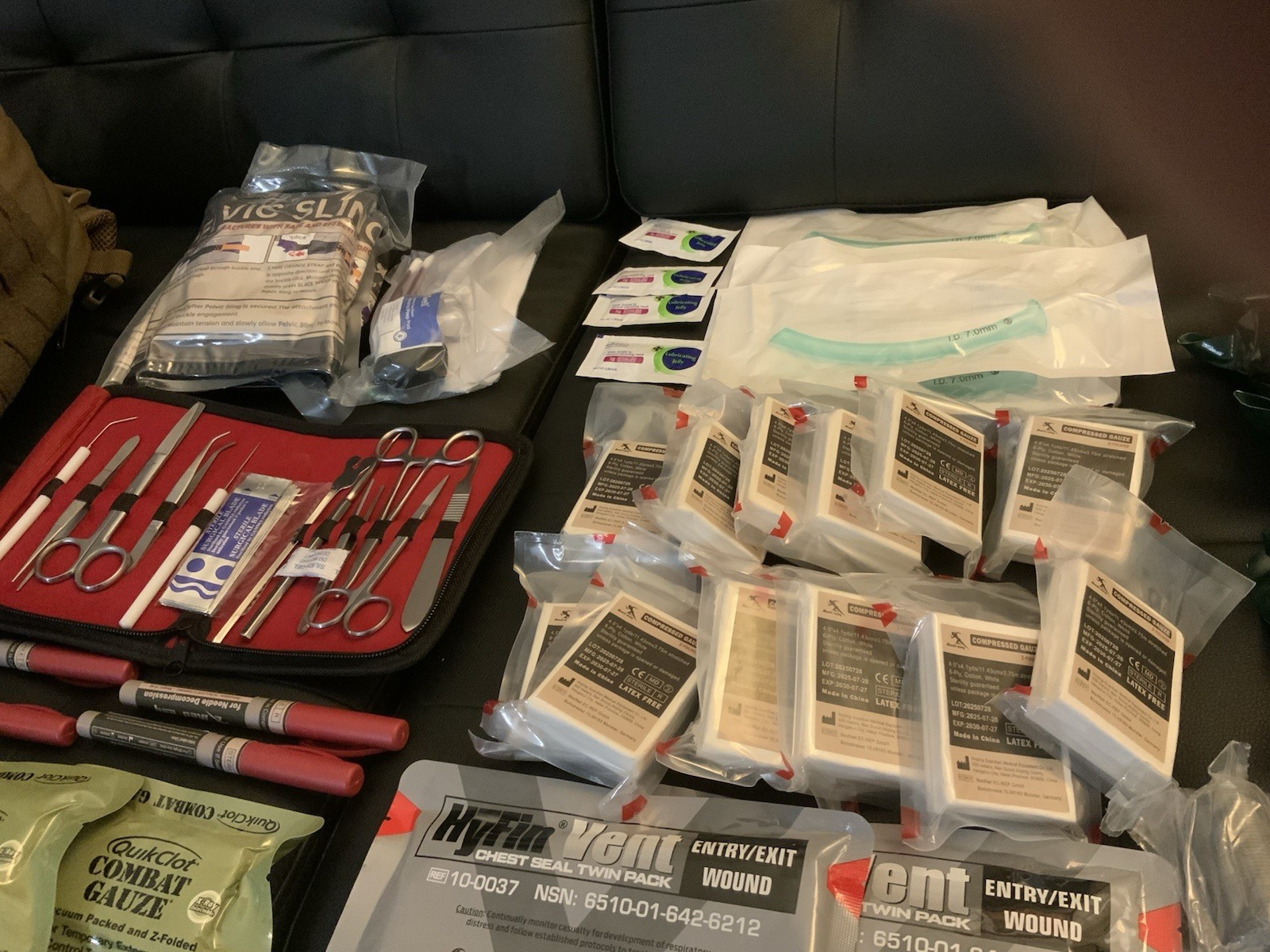 W1 Combat Medic Aid Bag (Stocked And Unexpired)- 322 Pieces