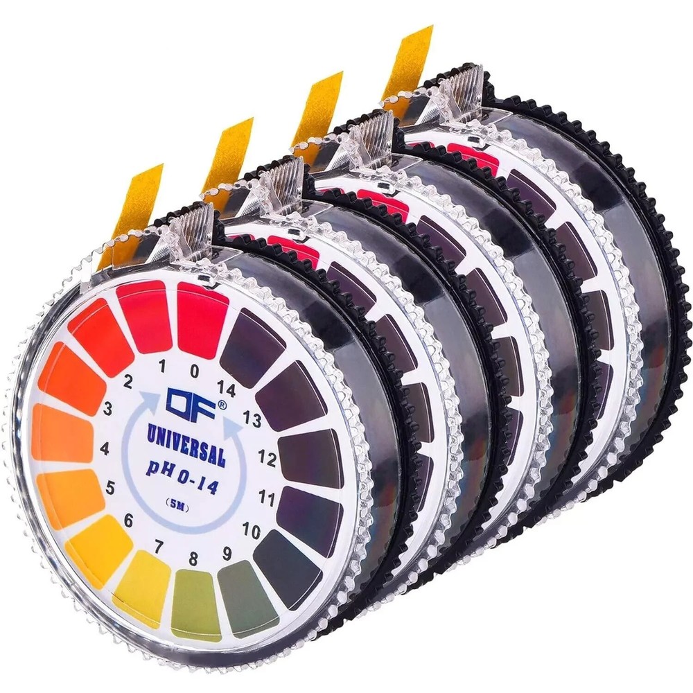 Universal pH Test Paper Strips pH Test Strips Roll pH Measure Full Range 0-14...