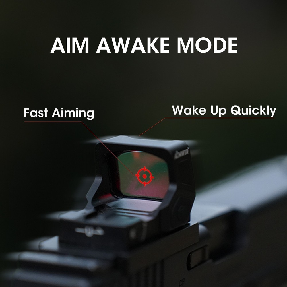 AIMWIN PN330 Red Dot Sight 2 MOA Dot 32 MOA Circle Multi-Reticle Reflex Sight