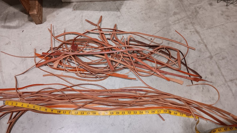 Scrap Leather for Crafting, Laces, Ties, Repairs