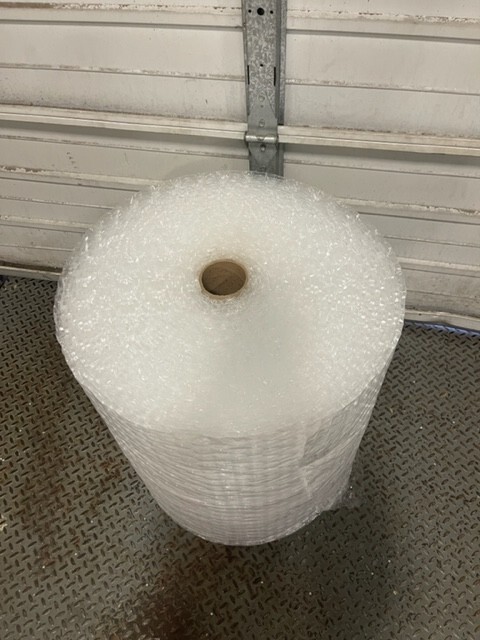 Large Wrap Cushioning Bubble 1/2” 125’ long 24” wide 1/2 24 125 Perf 12”