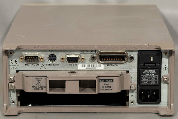 Keithley 2700 Multimeter/Data Acquisition/Switch System w/7700 20-Ch Multiplexer