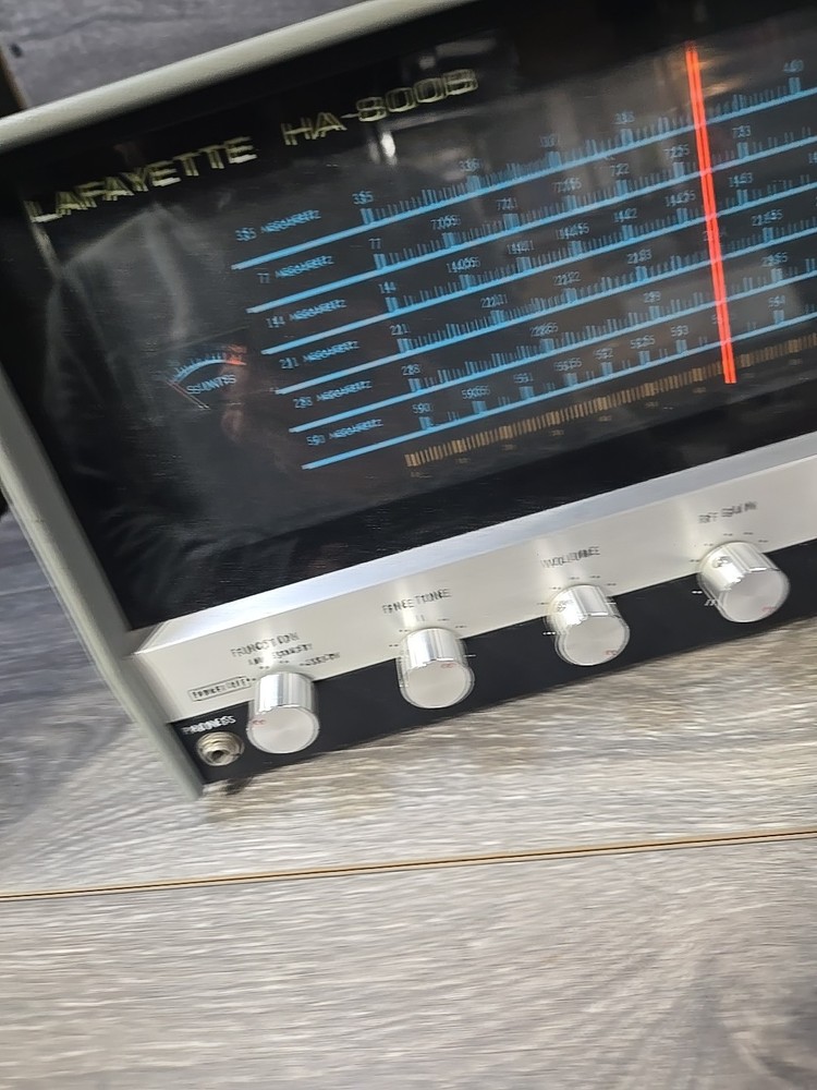 Lafayette HA-800B Solid State Communications Receiver W/ HE- 48C Speaker Tested