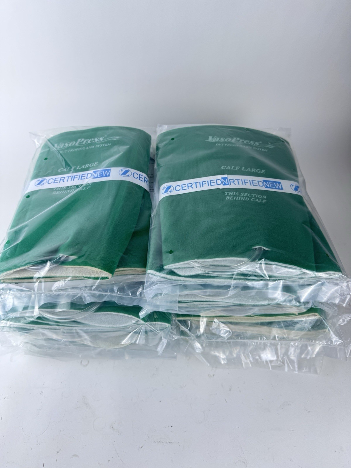 VasoPress DVT Calf Green Garment Large Lot of 10 pairs Brand New VP501MG