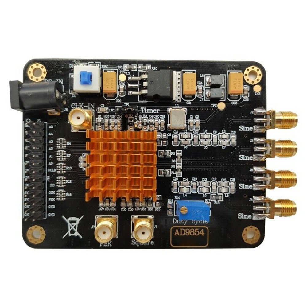 For AD9854 Signal Generator Module Sine/Square Wave DDS Signal Source