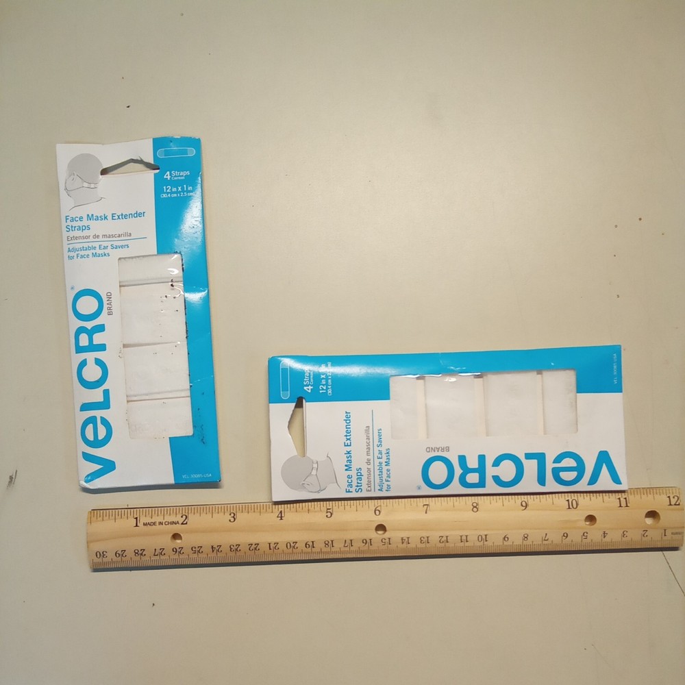 Velcro Face Mask Extender Straps 2 (4 Pack)