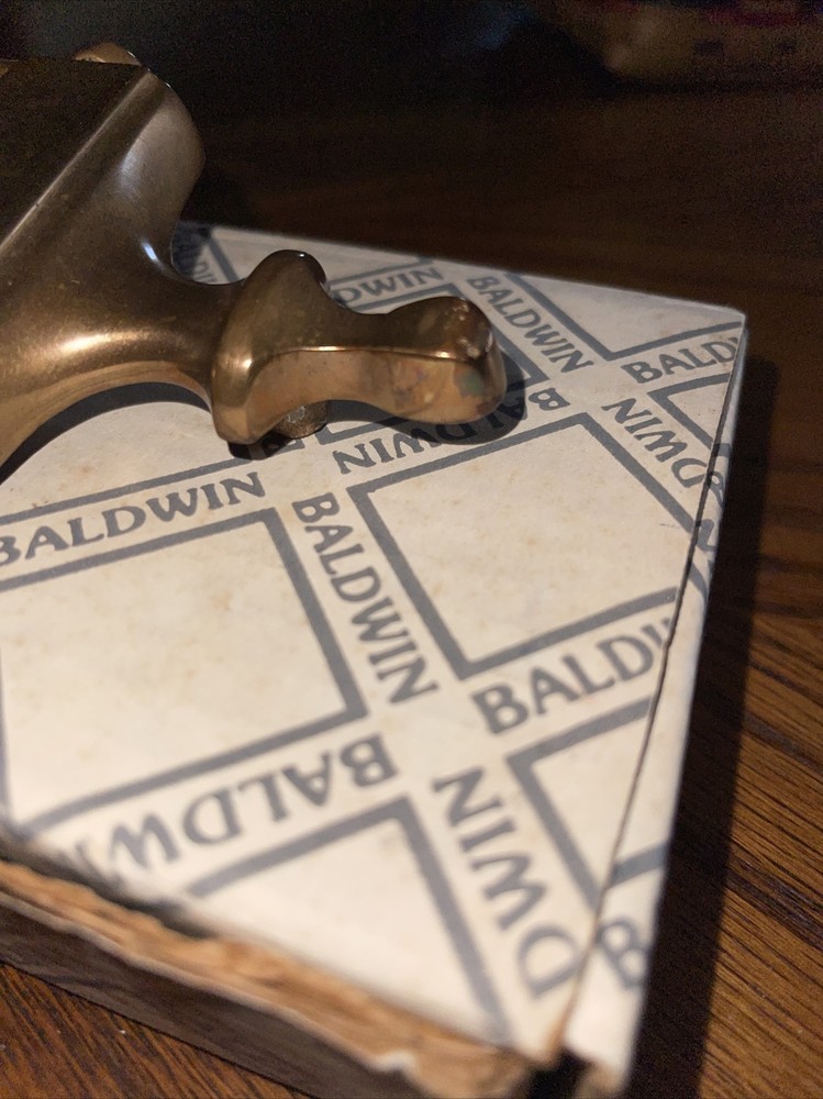 BALDWIN BRASS DOOR KNOCKER (A)
