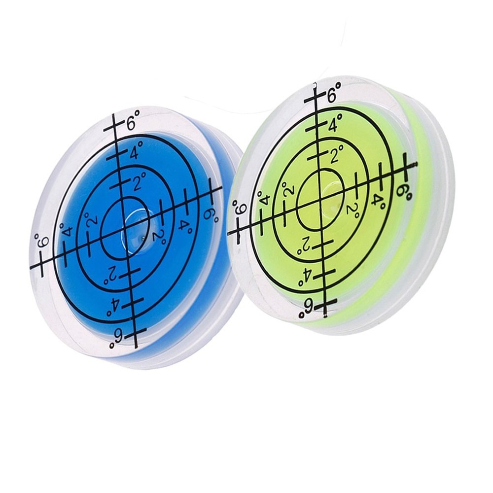 2Pcs 32mm Bubble Level for Adjusting Office Machines and Computer Monitors