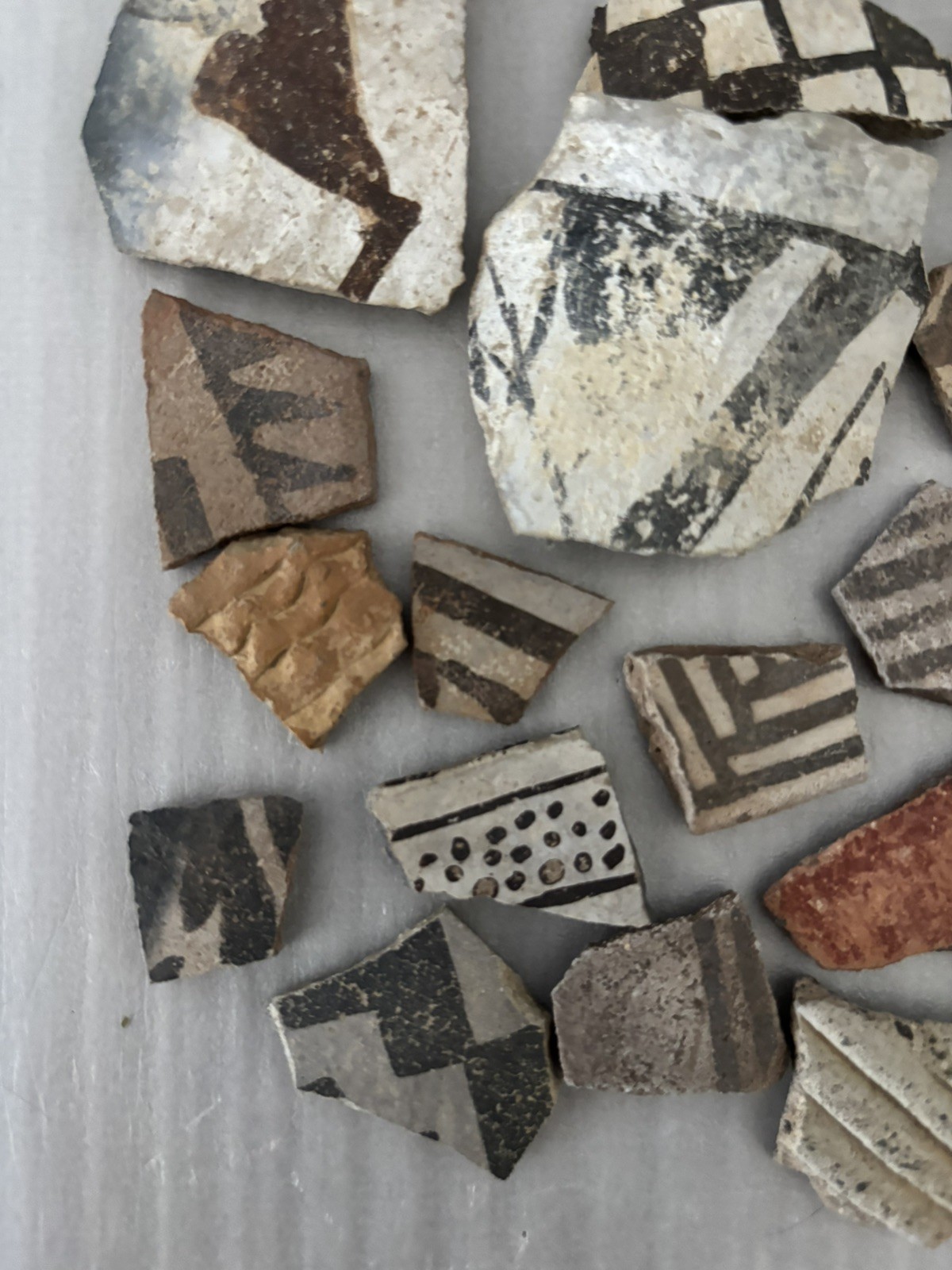 30+ Ancient Anasazi Native American Pottery Shards Arizona L10-E FREE SHIP