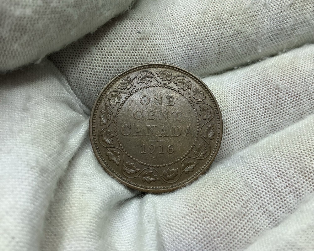 1916 Canada Large Cent M480
