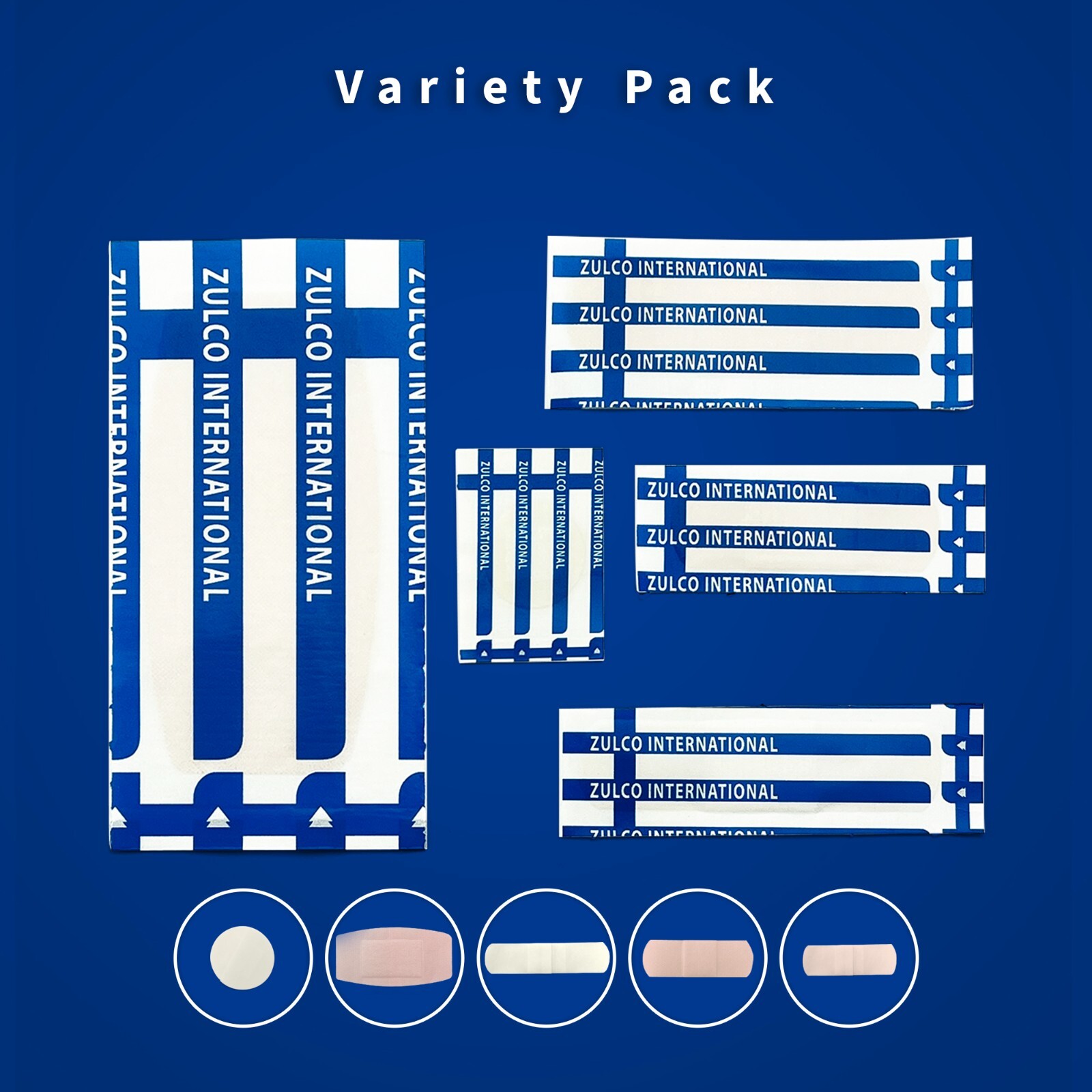 280 FLEXIBLE BANDAIDS Full New CASE of 280 ASSORTED Adhesive Bandages