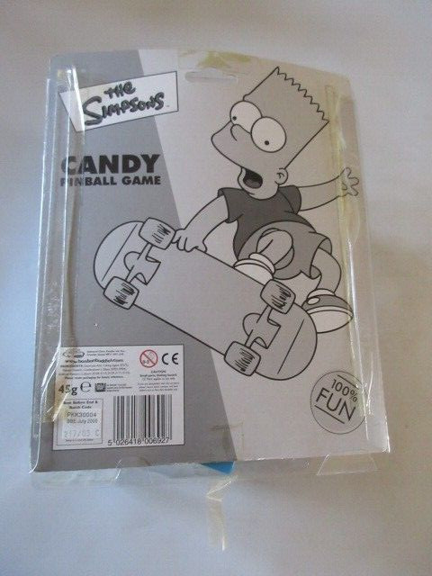 2003 The Simpsons Candy Pinball Game