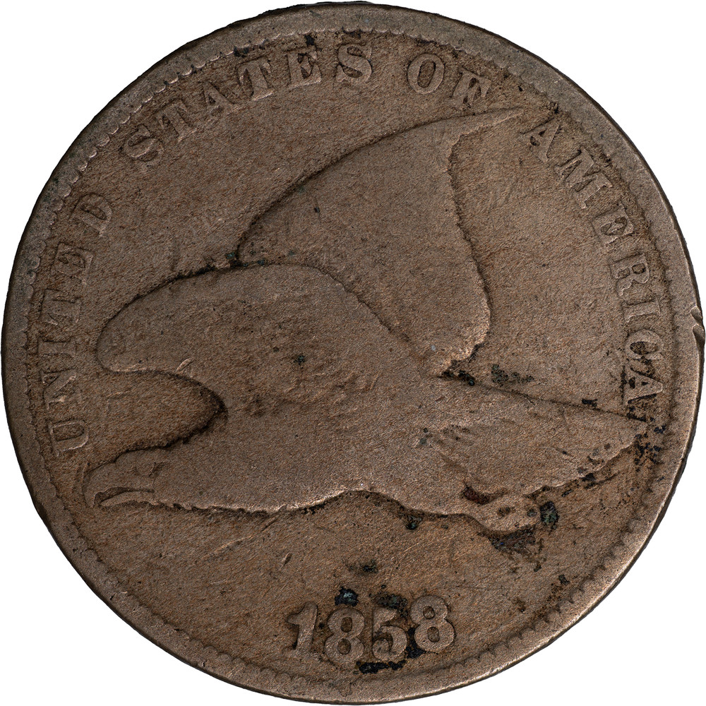 1858 SL Flying Eagle Cent ~ Good Detail