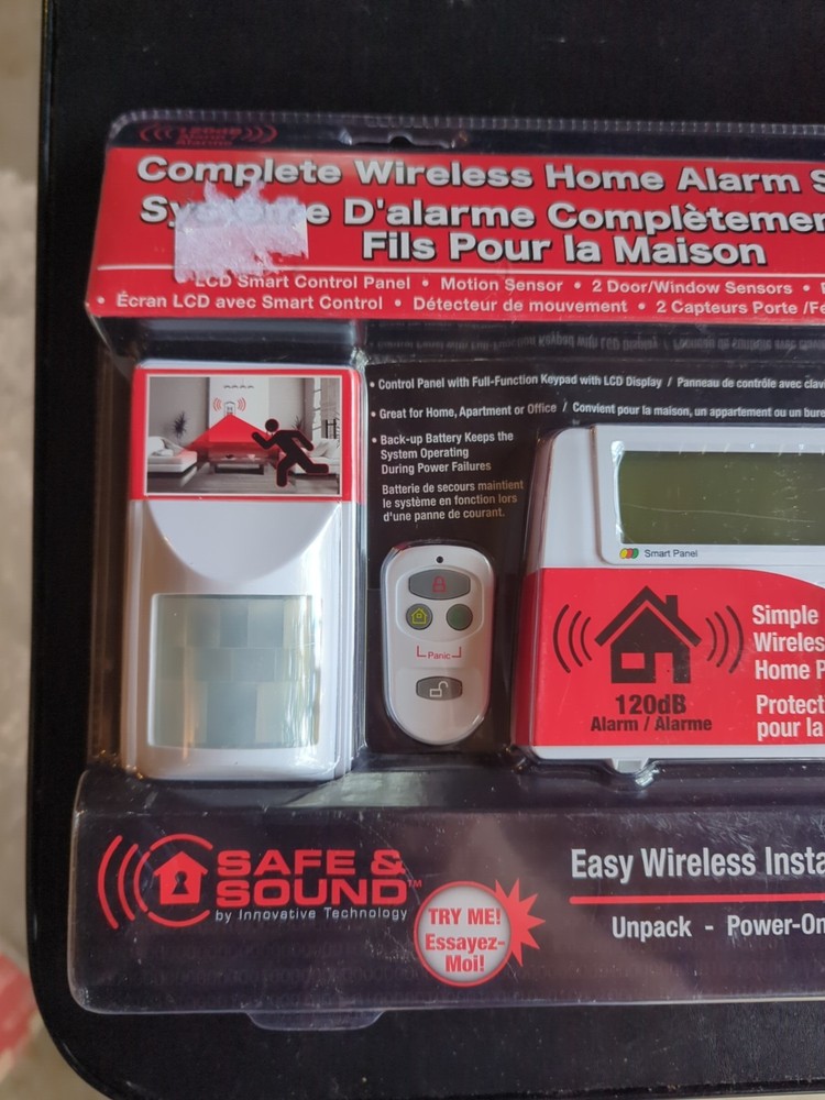 Defiant Wireless Home Security System NO Bluetooth/Internet connection required