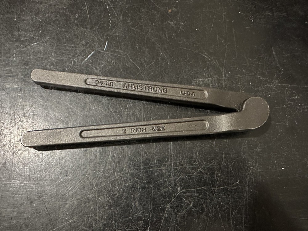 Armstrong 34-151 Adjustable Face Spanner Wrench 2” Capacity USA Made
