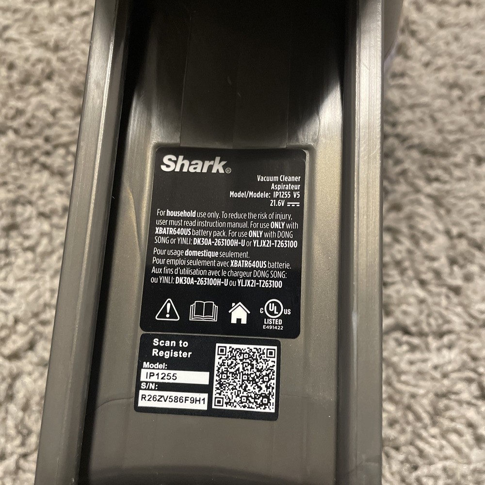 Shark PowerDetect Handheld Handle/Motor/Chassis Unit IP1255