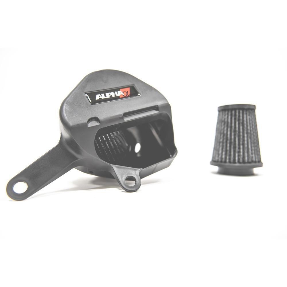AMS Red Alpha Cold Air Intake for infinity Q50/Q60 3.0TT ALP.28.08.0001-1 Black