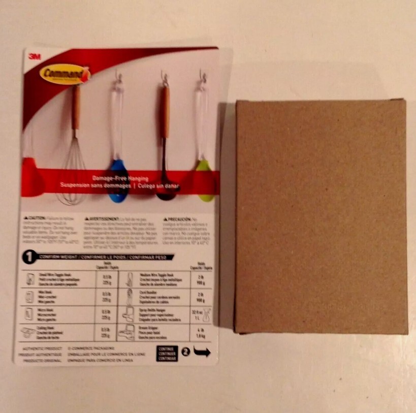 3M Command Medium Metal Wire Hooks Value Pack 13 Hooks + 16 Strips 2lb Capacity