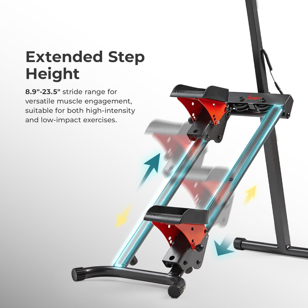 Foldable Smart Cardio Adjustable Step Climber Strength Core Home Workout 330 lbs