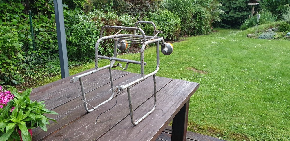 Honda CB 125 K rack and indicators