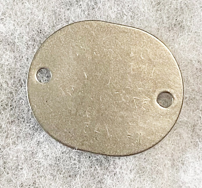 WWII USNR Single Don Bradley T-43 Dog Tag