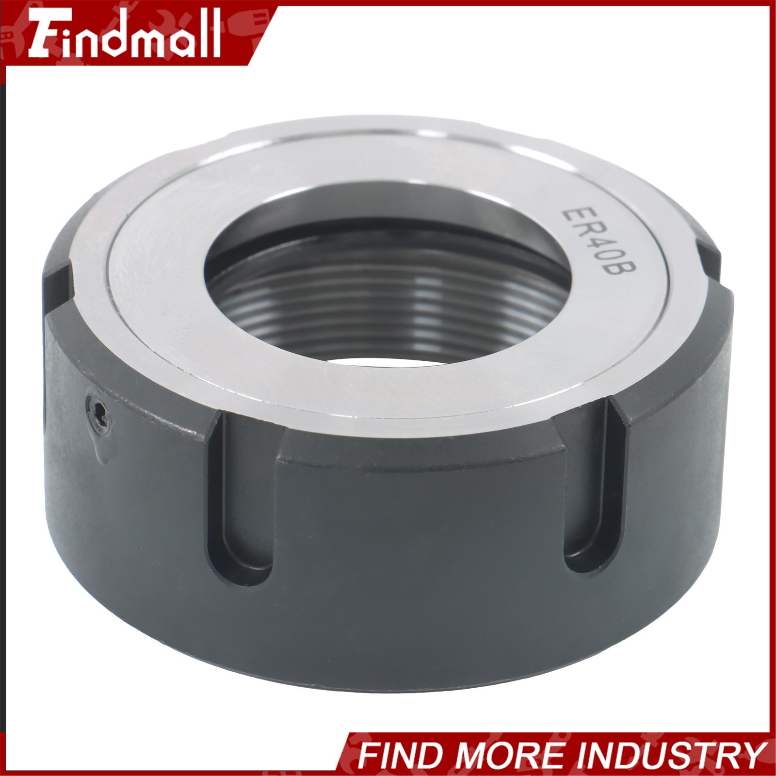 Findmall Precision ER40 Ball Bearing Collet Nut for CNC Tool Holder
