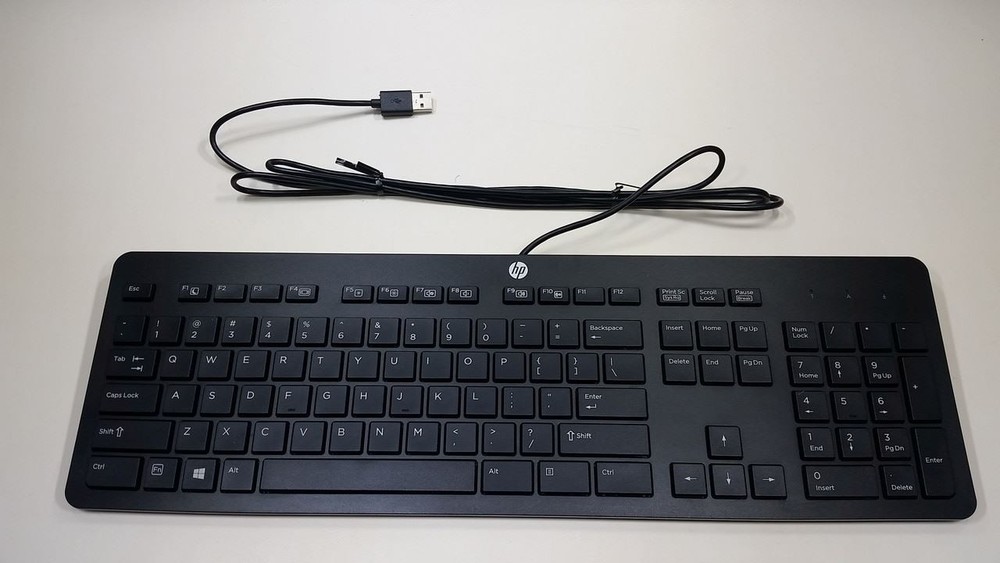 HP USB SLIM KEYBOARD WIN 8 US 803823-001