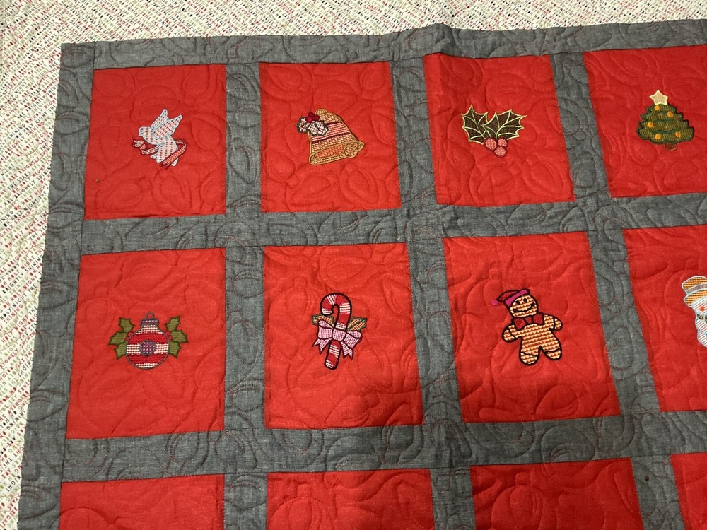 Wall Quilt lap small Bedspread Christmas Theme
