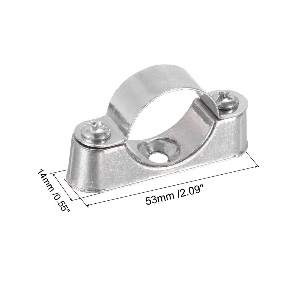 10Pcs Pipe Support Pipe Bracket Clamp Wall Mount Ceiling Mount for 25mm Pipe