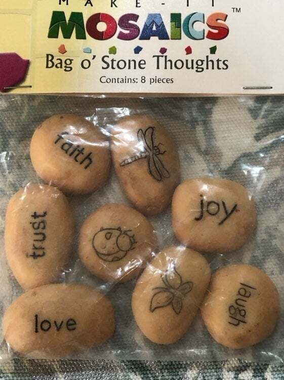 Mosaic Thought Stones Crafts