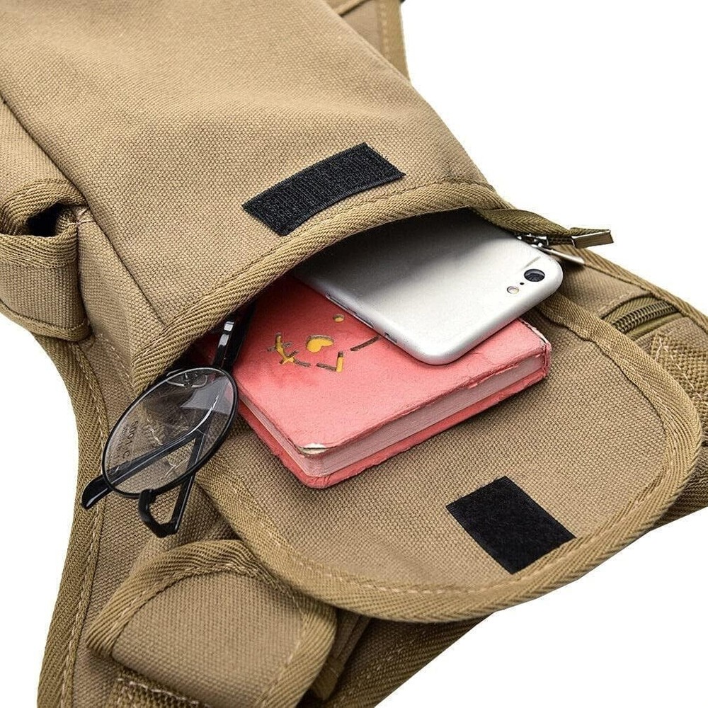 Breathable Thigh Pack with Adjustable Straps and Pockets