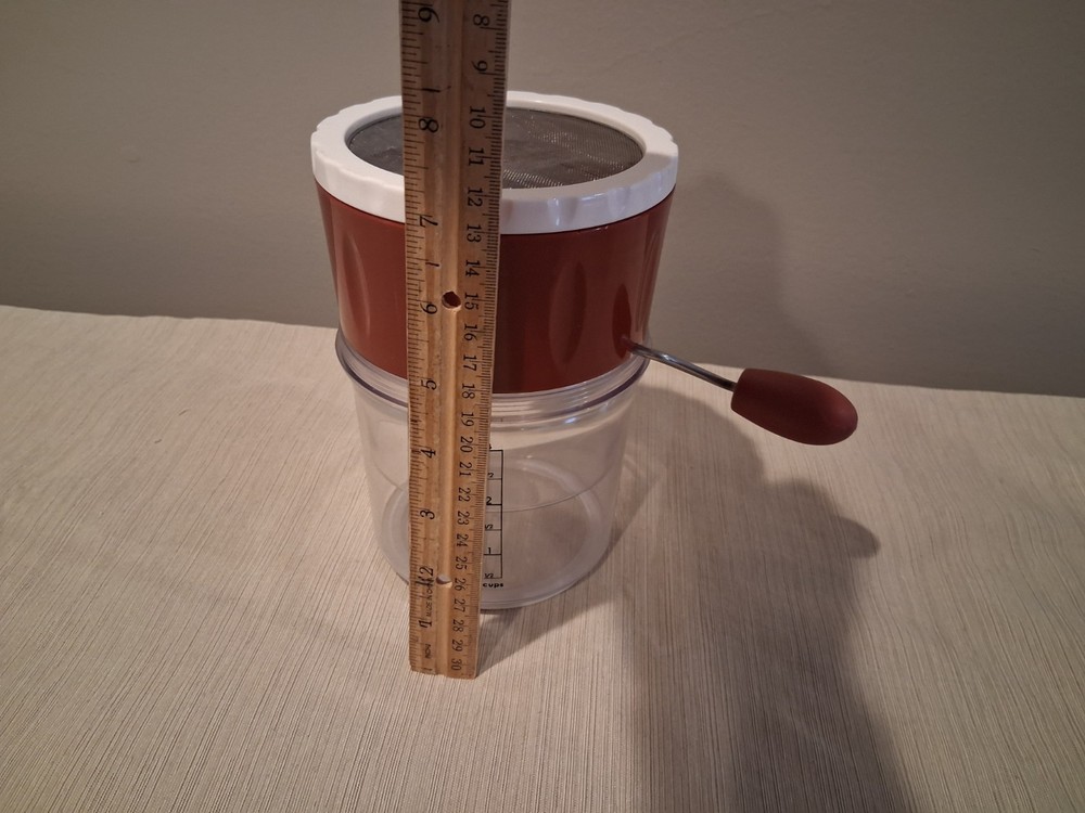 Progressive 3 Cup Measuring Flour Sifter Fine Mesh Screen